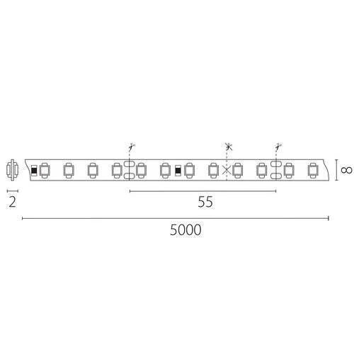 Лента двухсторонняя 24V, Lightstar, LED W, 3000K (Lightstar, 420843) - Amppa.ru