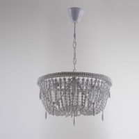 Люстра RH Anselme White Wood Weathered Chandelier (ImperiumLoft, 84574-22)
