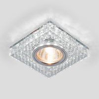 Точечный светодиодный светильник 8391 MR16 CL/SL прозрачный/серебро (Elektrostandard, Точечный светодиодный светильник)