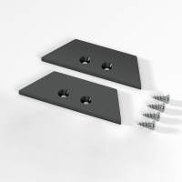 Комплект заглушек черный для накладного алюминиевого профиля светодиодной ленты (1 пара) ZL-2-ALP022 (Elektrostandard, Комплект заглушек черный для накладного алюминиевого профиля светодиодной ленты (1 пара))