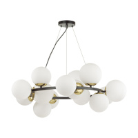 Люстра Melona Moderni, 14xE14, Черный; Бронзовый (Lumion, 6508/14)