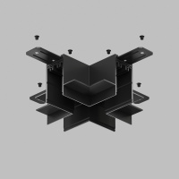 TR2114-BK Коннектор трека SMART для ГКЛ , \"X\" образный, механический , черный