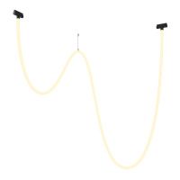 Трековый подвесной светильник Магнитная трековая система 23мм EXILITY Tau, LED 100W, 3000K, Черный (Maytoni Technical, TR101-2-100W3K-B)