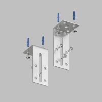 TR3045-AL Уголок регулируемый для закладных профилей ( комплект 2 шт)