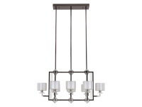 Люстра ALEXANDRA 4400, 8+6xЕ14+LED, черный никель (Newport, 4408/S black glossy) М0068527