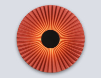 Настенный светодиодный светильник BK/RD черный/красный 6W 3000K D300*100 (Ambrella Light, LH72653)