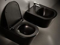 Биде подвесное Boheme Avva 974-B Черный матовый