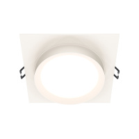 Встраиваемый светильник Downlight Hoop, 1xGX53 Белый (Maytoni Technical, DL086-GX53-SQ-W)